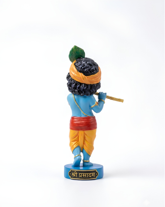 Bal Krishna Playing Flute Idol
