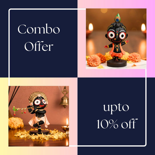 Standing & Dancing Form Of Jagannath Murti Set