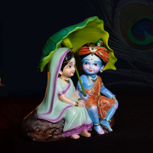 Radha Krishna Idol--Shri Prasadam-DivineNDecor