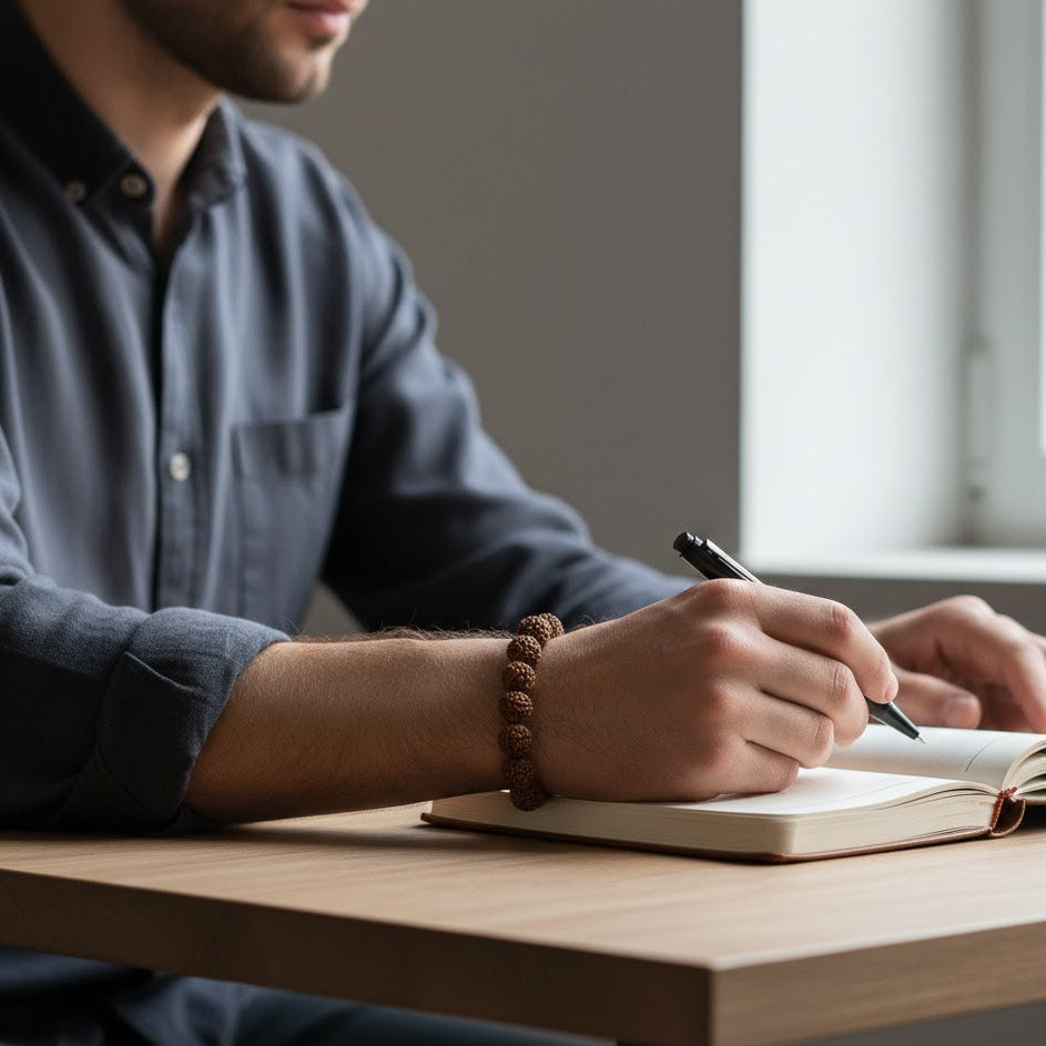 5 Mukhi Rudraksha Bracelet | Spiritual Essence of Focus & Growth