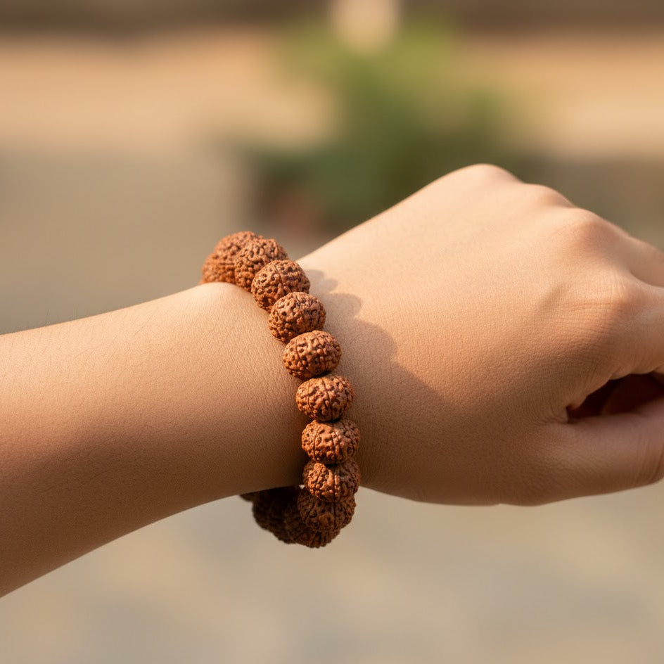 7 MUKHI RUDRAKSHA BRACELET - ENERGY BOOSTER