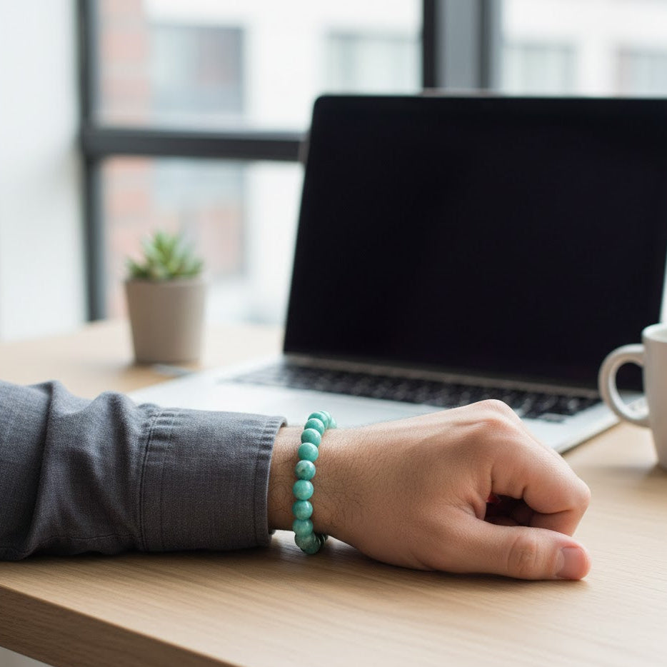 Amazonite Bracelet | Stone of Harmony, Truth & Positive Energy