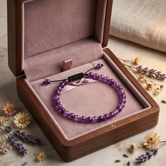 Amethyst Anklet