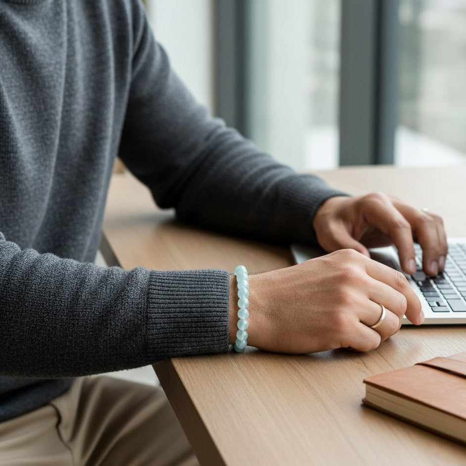 Aquamarine Bracelet | Stone of Calm, Courage & Clarity