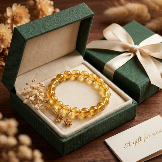 Citrine Crystal Bracelet - Abundance & Joy