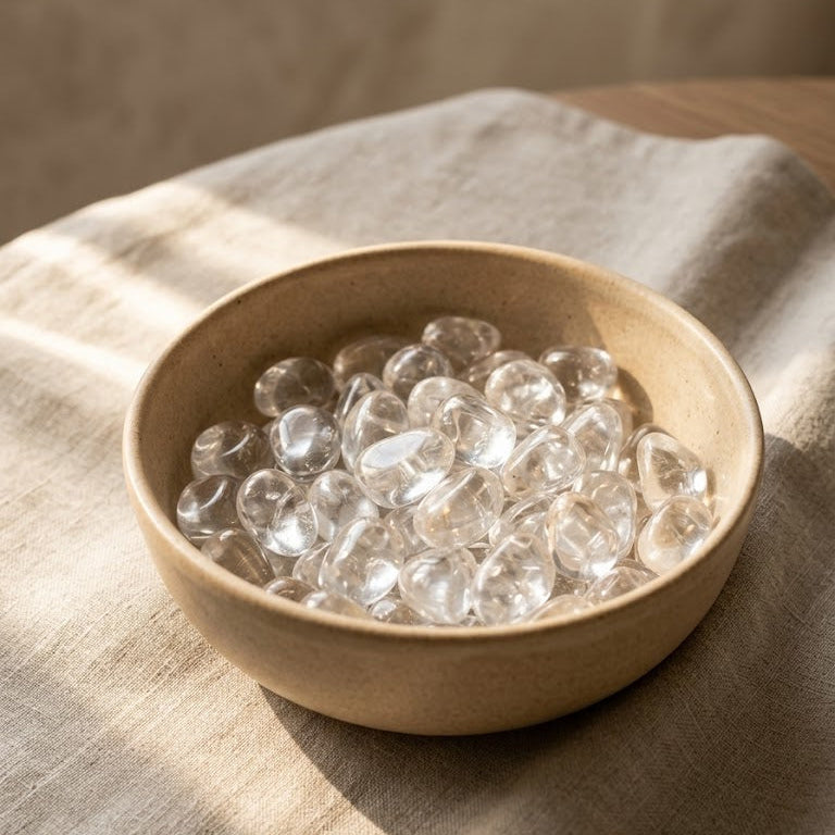 Clear Quartz Tumbled Stone (1KG)
