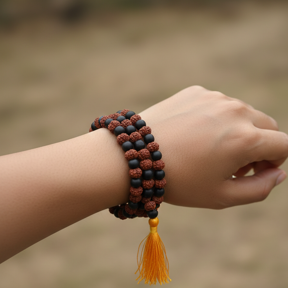 KARUNGALI & RUDRAKSHA JAP MALA