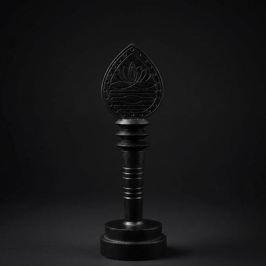 KARUNGALI WOOD MURUGAN VEL WITH STAND