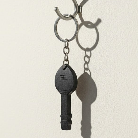 KARUNGALI WOOD VEL KEYCHAIN