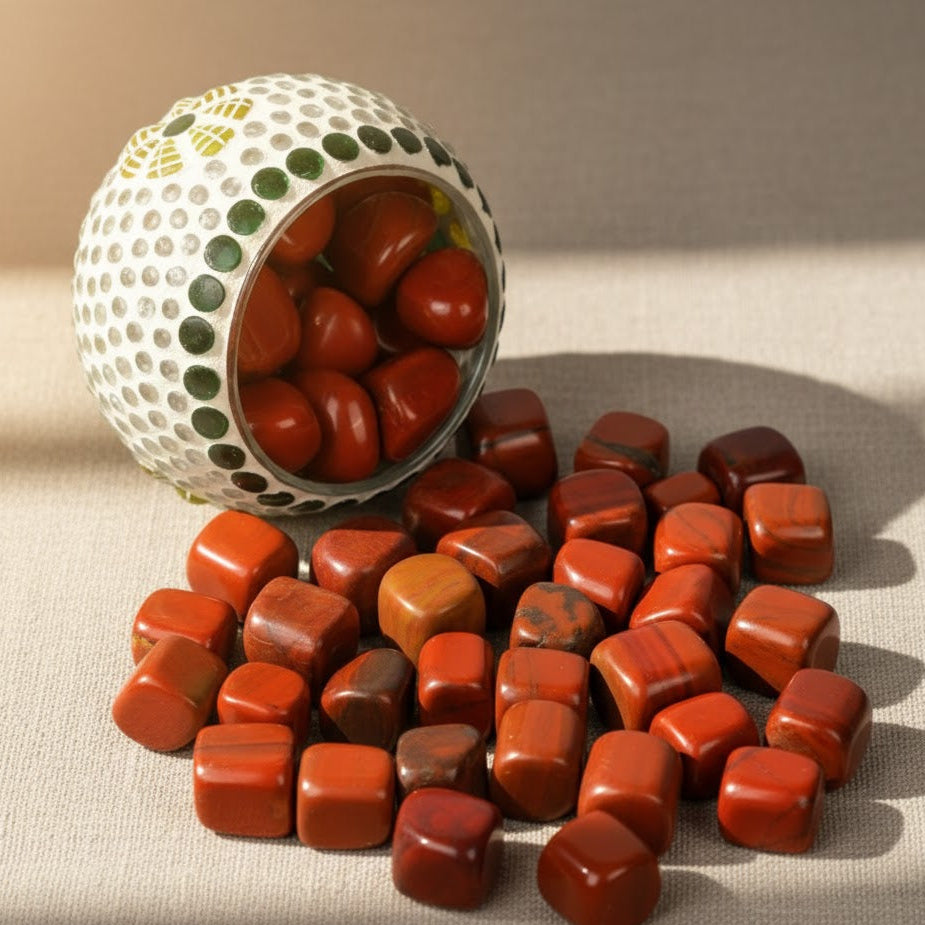Red Jasper Tumbled Stone (1KG)