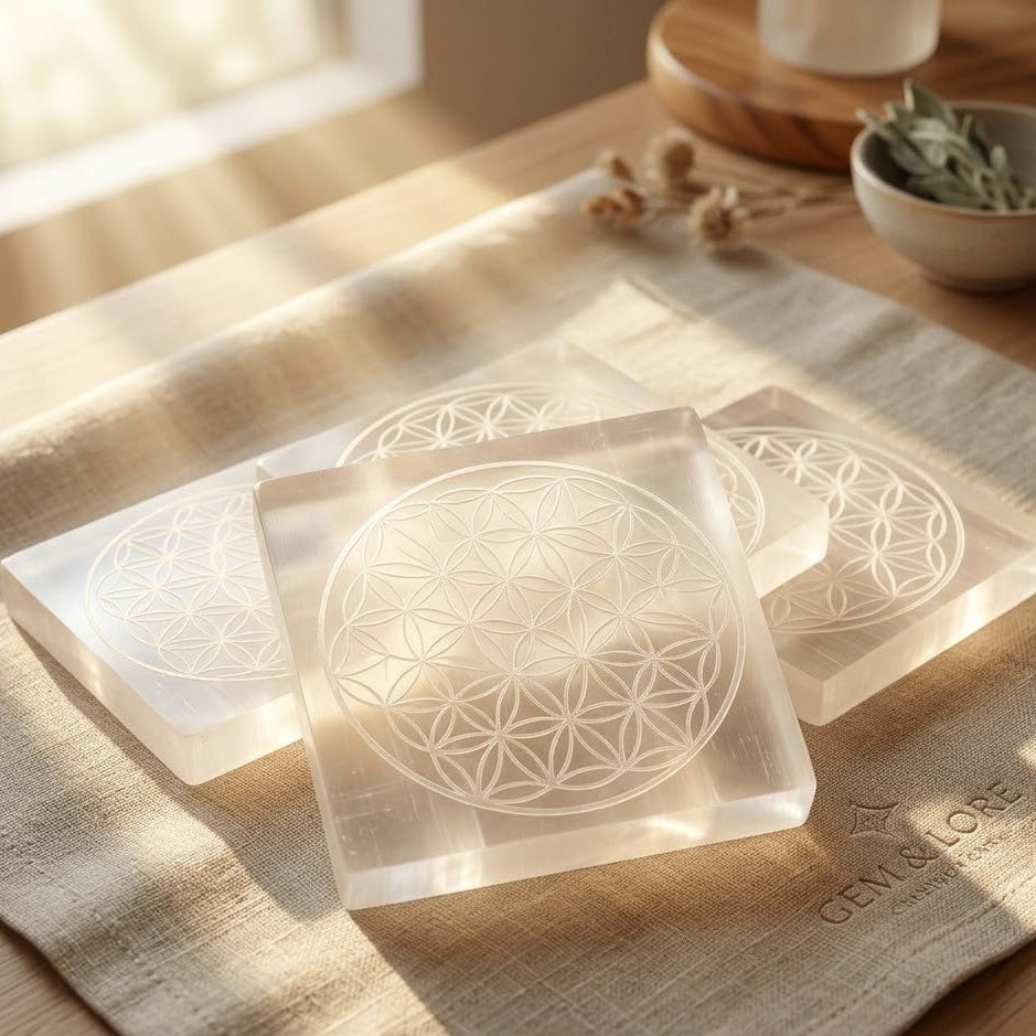 Selenite Charging Plate