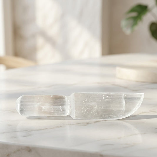 Selenite Knife