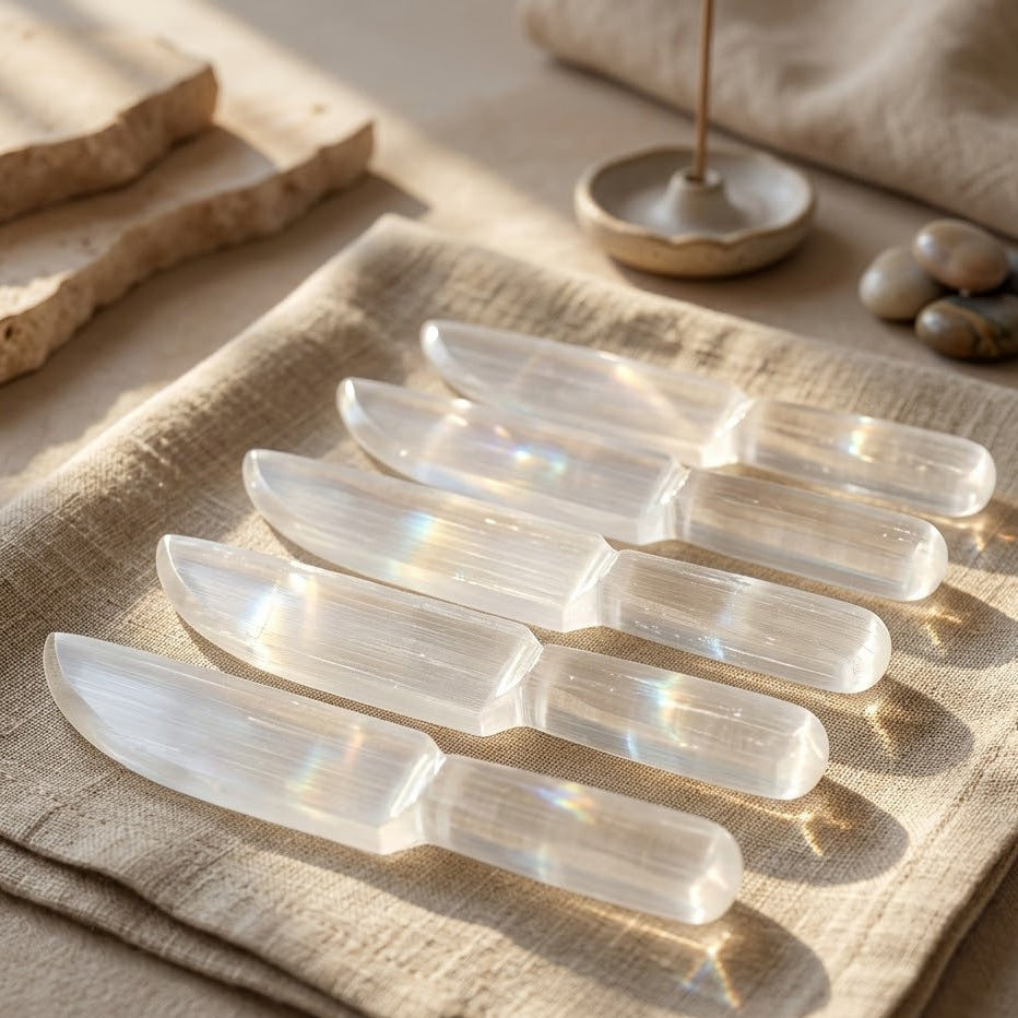 Selenite Knife