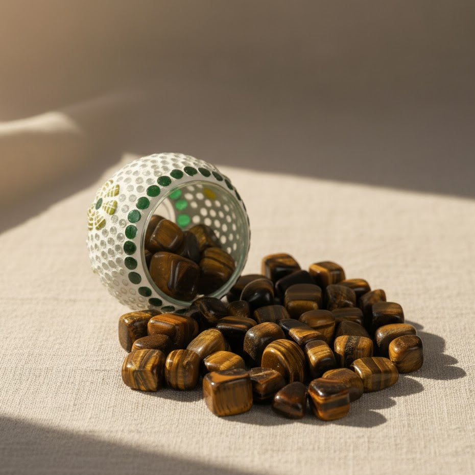 Tiger Eye Tumbled Stone (1KG)