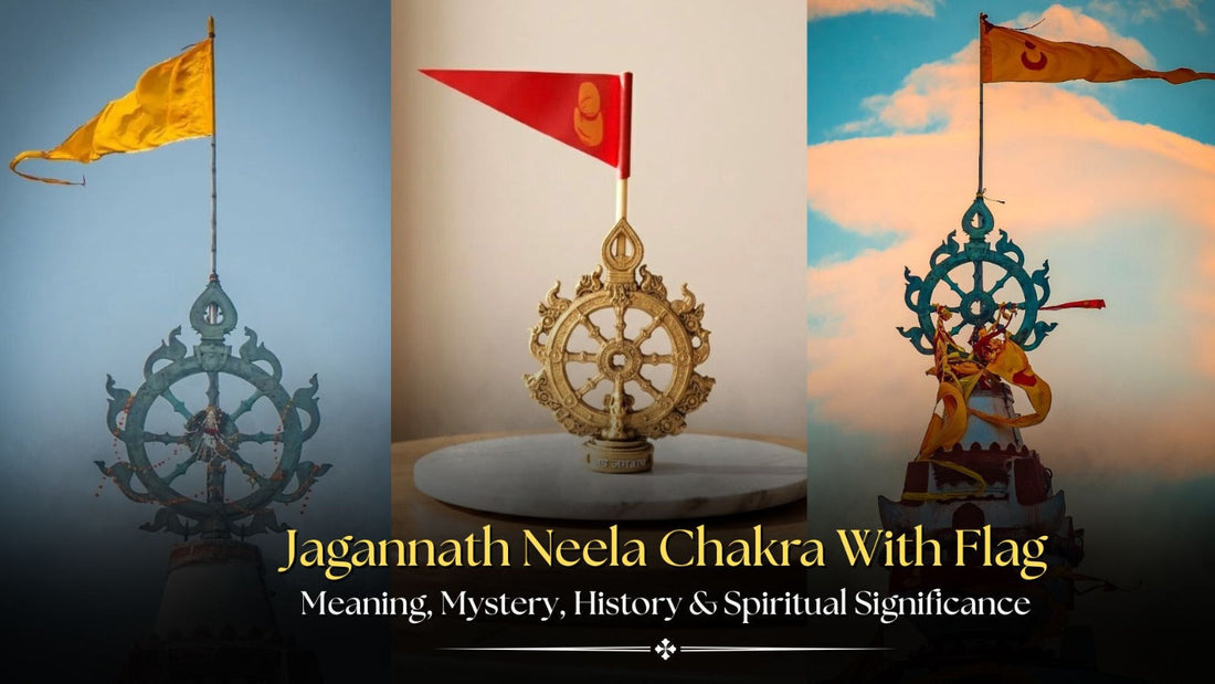 Jagannath Neela Chakra With Flag:  Meaning, Mystery, History & Spiritual  Significance  banner image