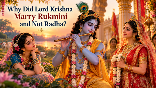 Why Did Lord Krishna Marry Rukmini and Not Radha blog banner image