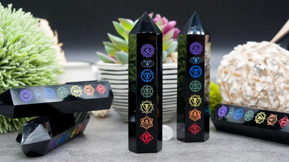 Seven Chakra Tower Wand