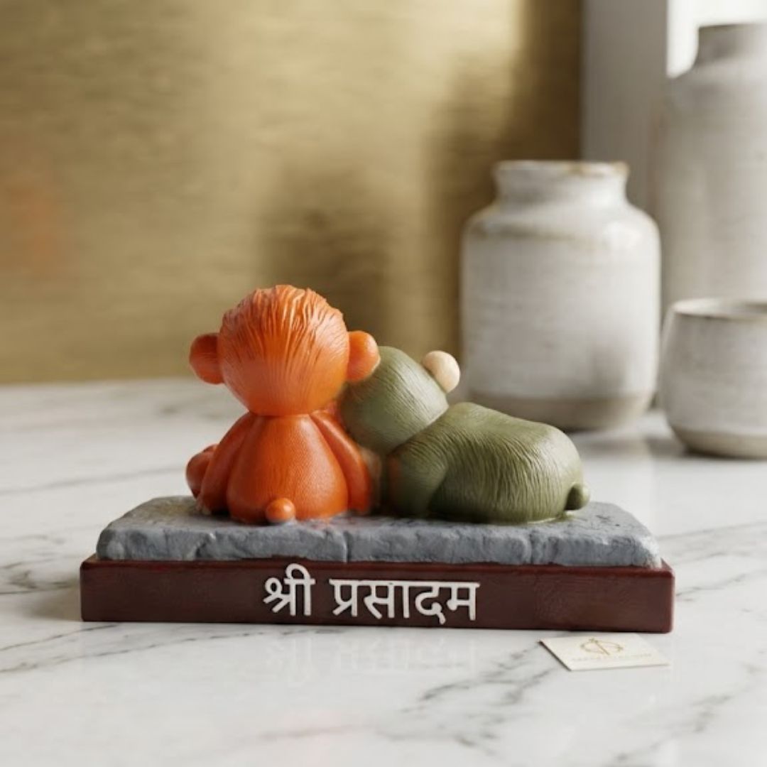 Baby Monkey & Orangutan Staute for Home Decor
