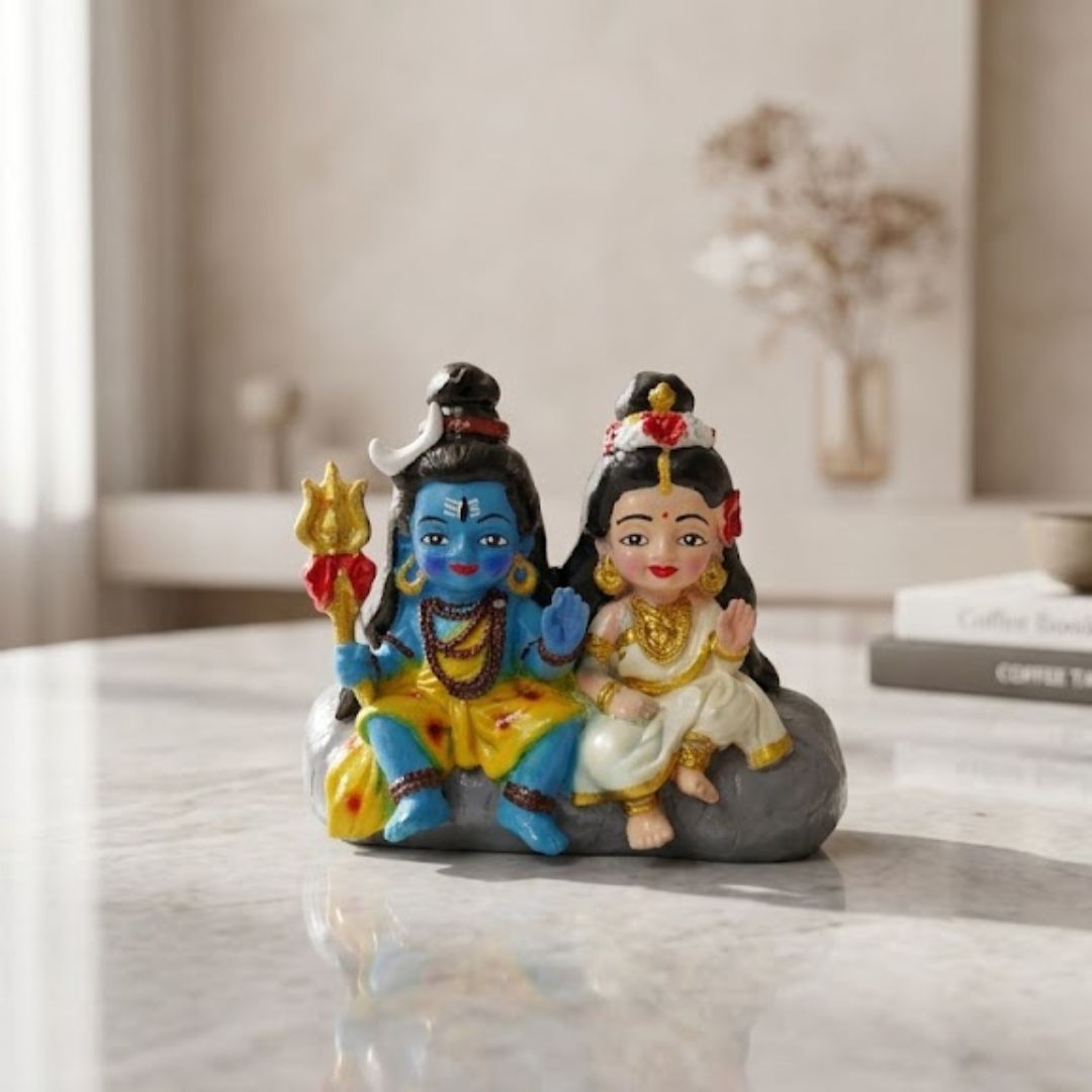 Lord Shiva Parvati Idol