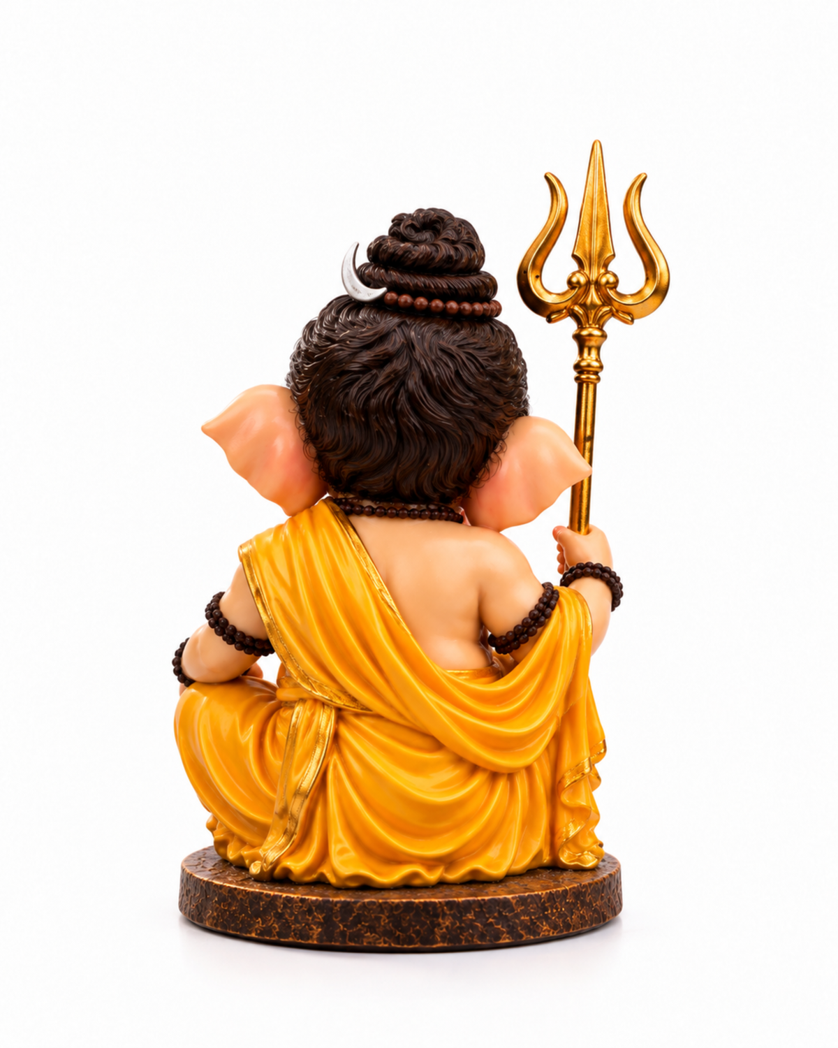 Bal Ganesh With Trishul Idol