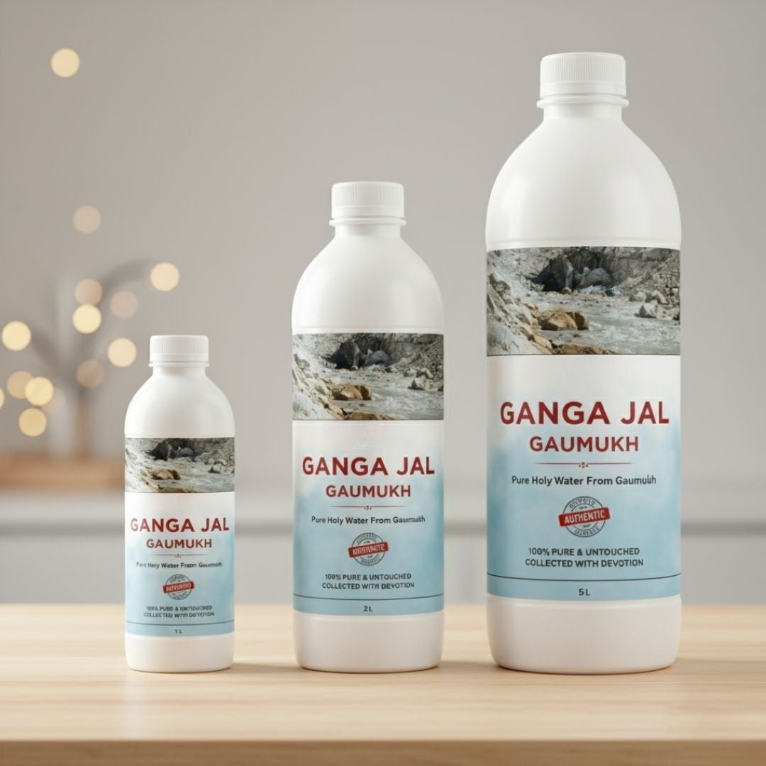 Gaumukh Ganga Jal | 100% Pure & Untouched Holy Water from Gaumukh Glacier