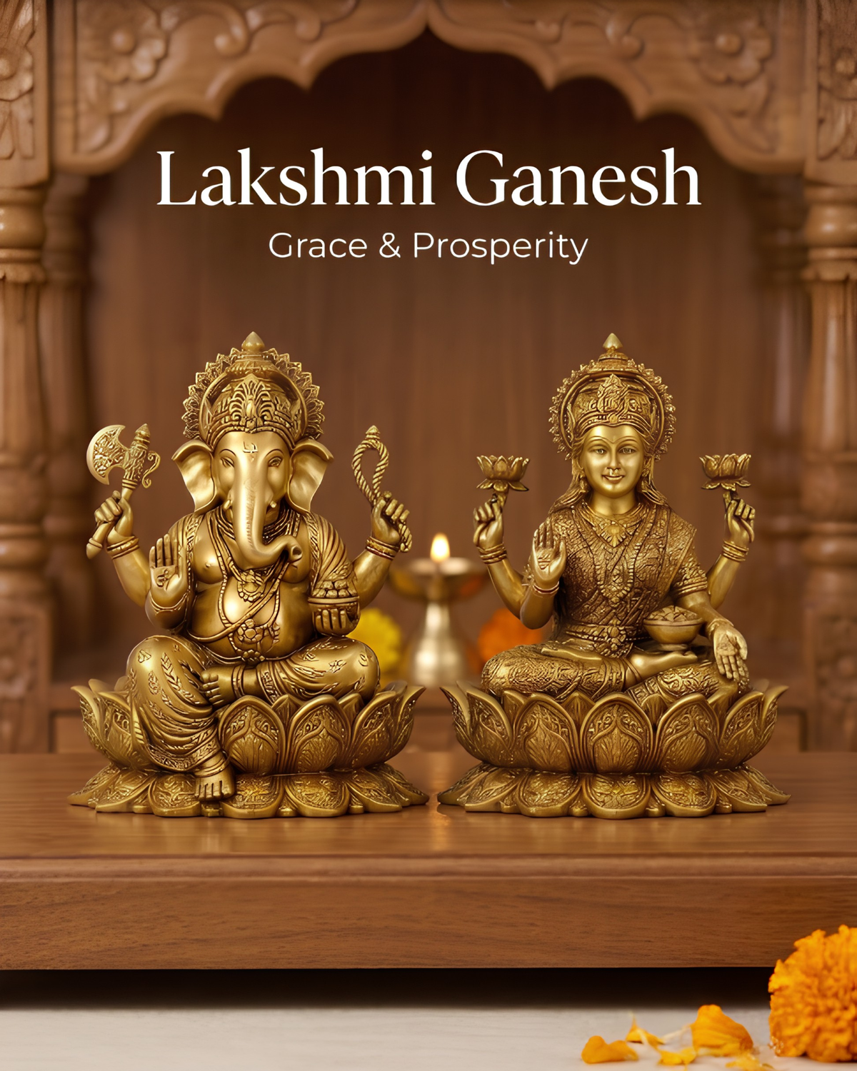 Lakshmi Ganesh Idol Set