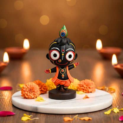 Lord Jagannath Divine & Dancing Murti Set