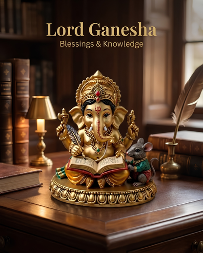 Lord Ganesh Studying Idol