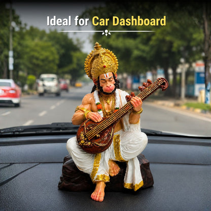 Lord Hanuman Playing Veena Murti