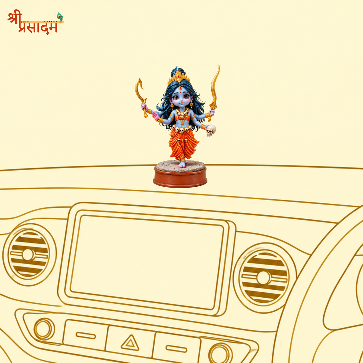 Kali Mata Idol in Balroop
