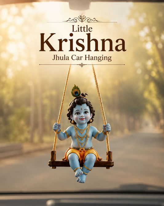 Little Krishna Jhula Car Hanging