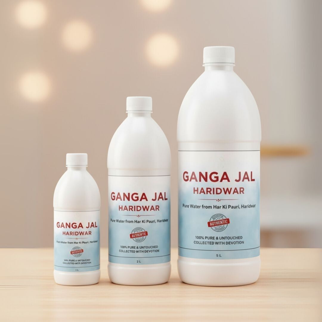 Haridwar Ganga Jal | 100% Pure & Untouched Holy Water from Har Ki Pauri