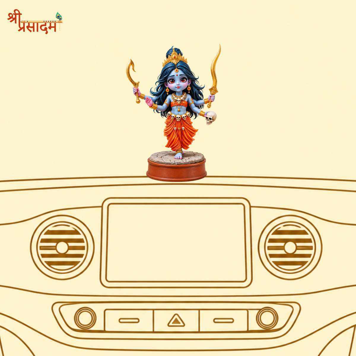 Kali Mata Idol in Balroop