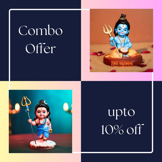 Lord Shiva Murti Combo Set