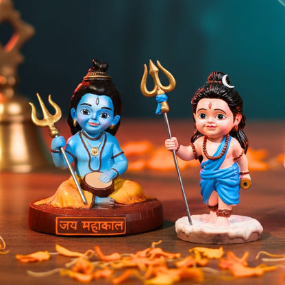 Lord Shiva Murti Combo Set