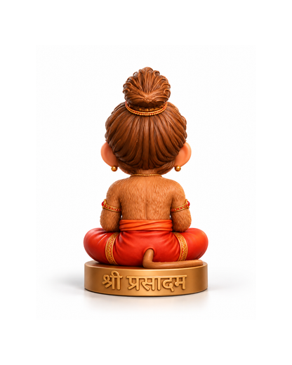 Meditating Bal Hanuman Idol