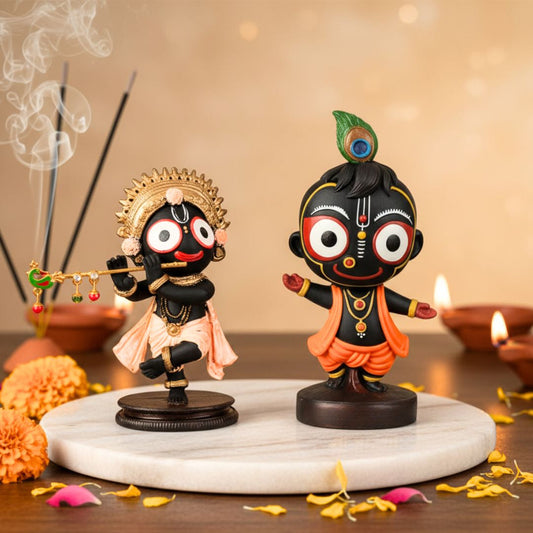 Standing & Dancing Form Of Jagannath Murti Set