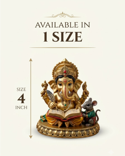 Lord Ganesh Studying Idol