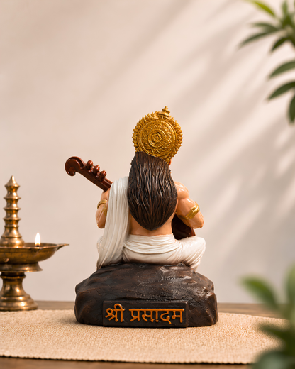 Lord Hanuman Playing Veena Murti