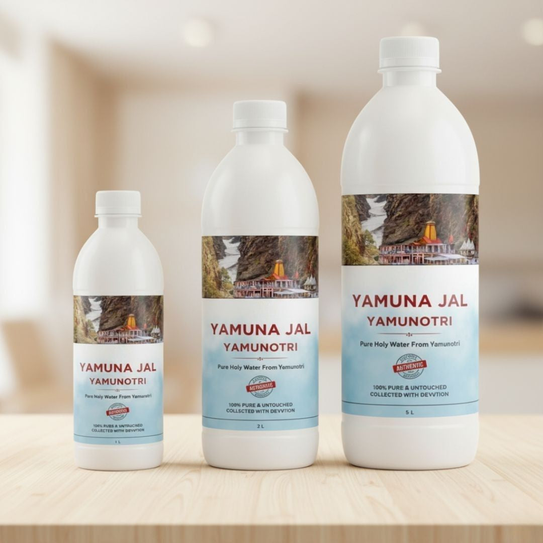 Yamunotri Yamuna Jal | 100% Pure & Untouched Holy Water from Yamunotri