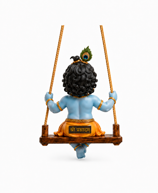 Little Krishna Jhula Car Hanging
