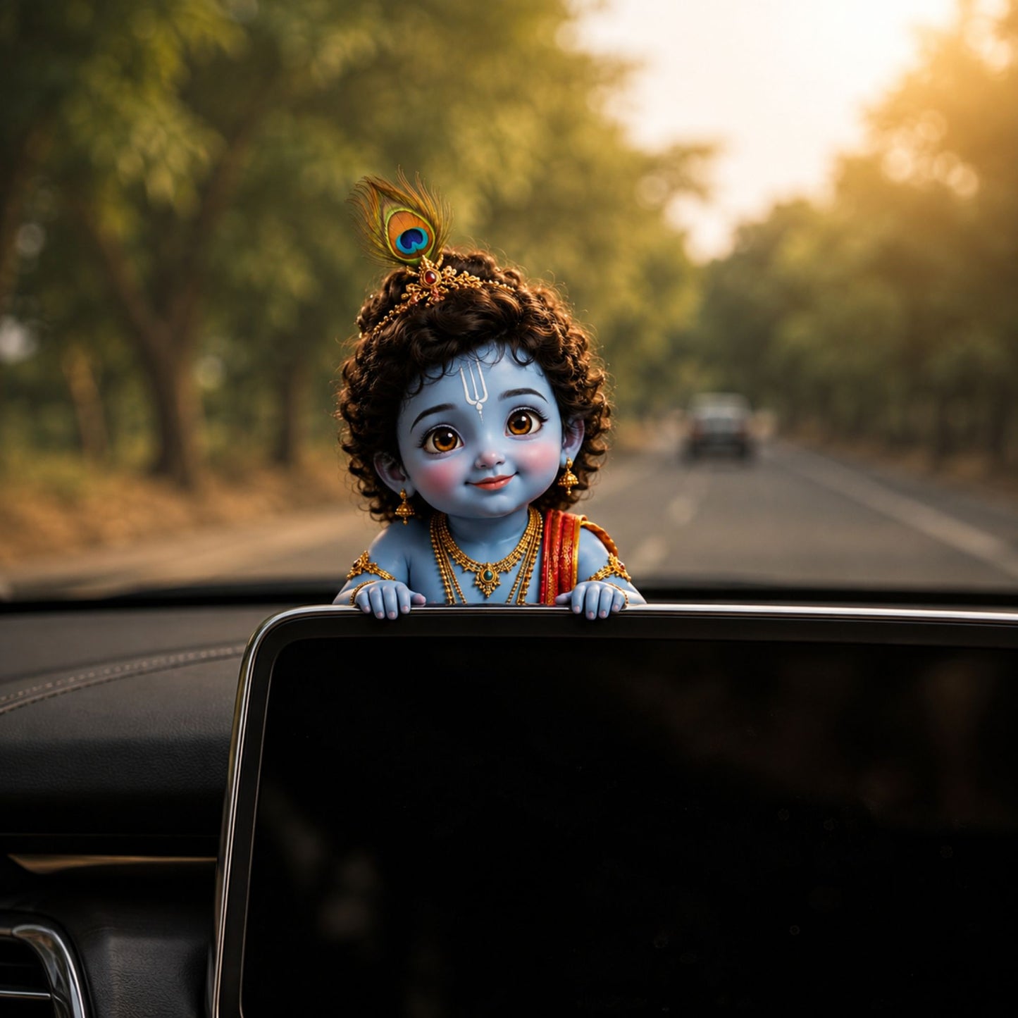 Bal Gopal Peeking Idol