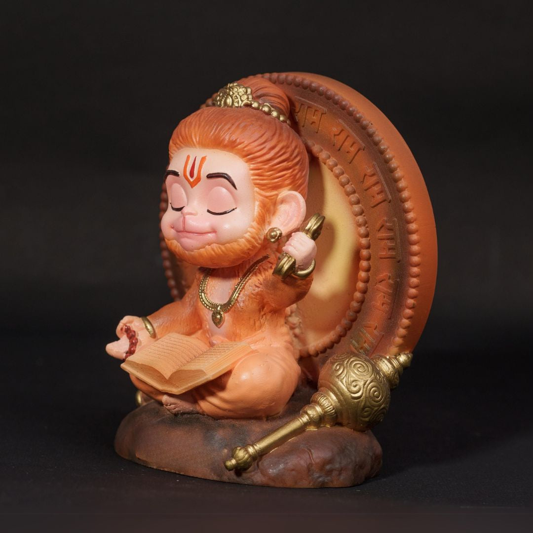 Meditating Hanuman Ji Idol