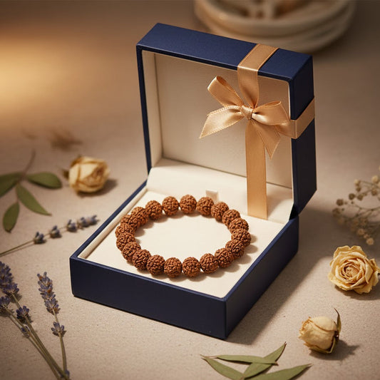 5 Mukhi Rudraksha Bracelet | Spiritual Essence of Focus & Growth