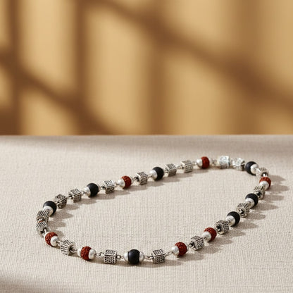 5 Mukhi Rudraksha Karungali Mala