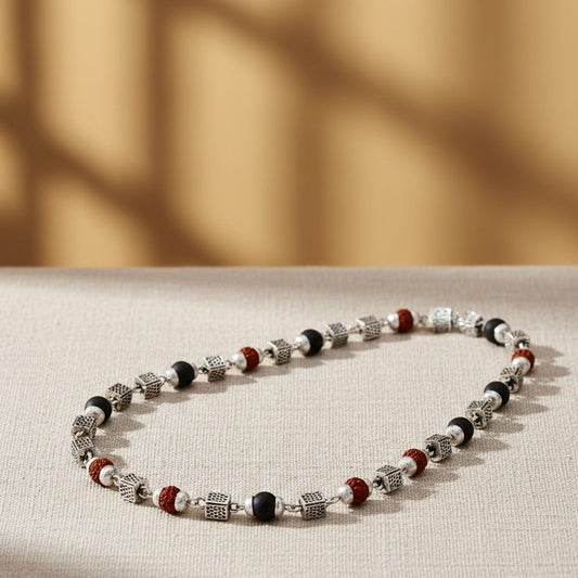 5 Mukhi Rudraksha Karungali Mala