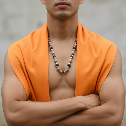 5 Mukhi Rudraksha Karungali Mala