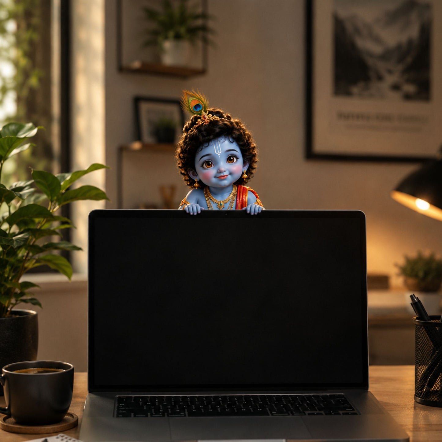 Bal Gopal Peeking Idol