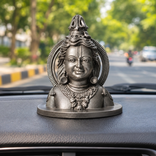 Divine Ram Face Murti (Black)