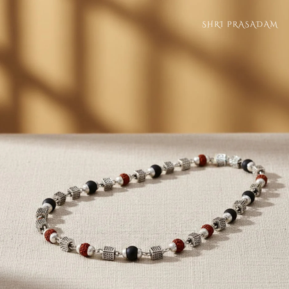 5 Mukhi Rudraksha Karungali Mala